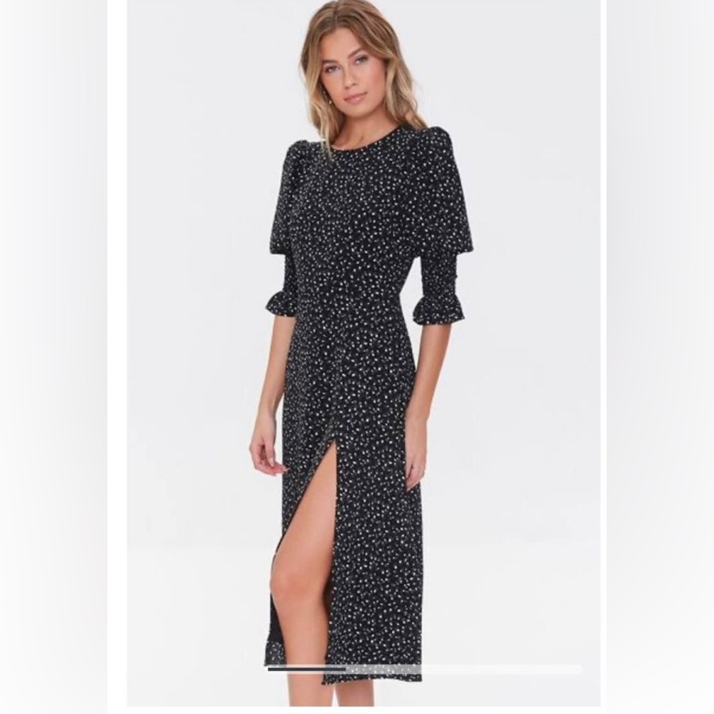 NWT Forever 21 Leaf Print Dress- size S
